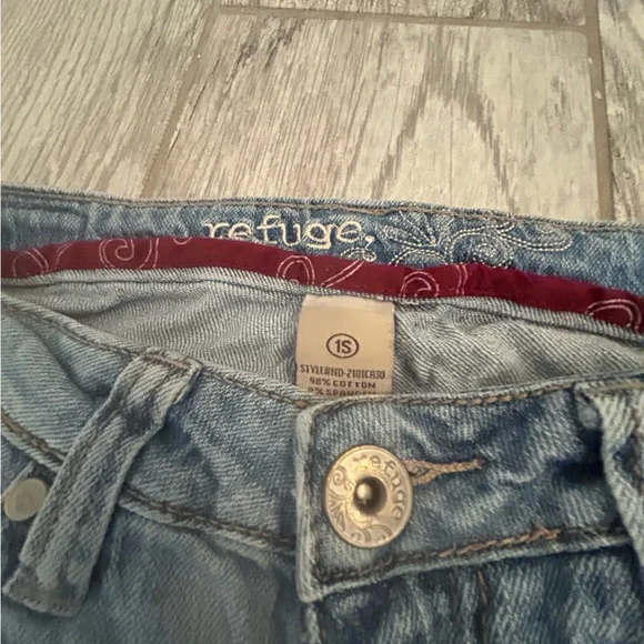 Y2K Refuge Light Wash Low Rise Bootcut  Jeans - Picture 6 of 9